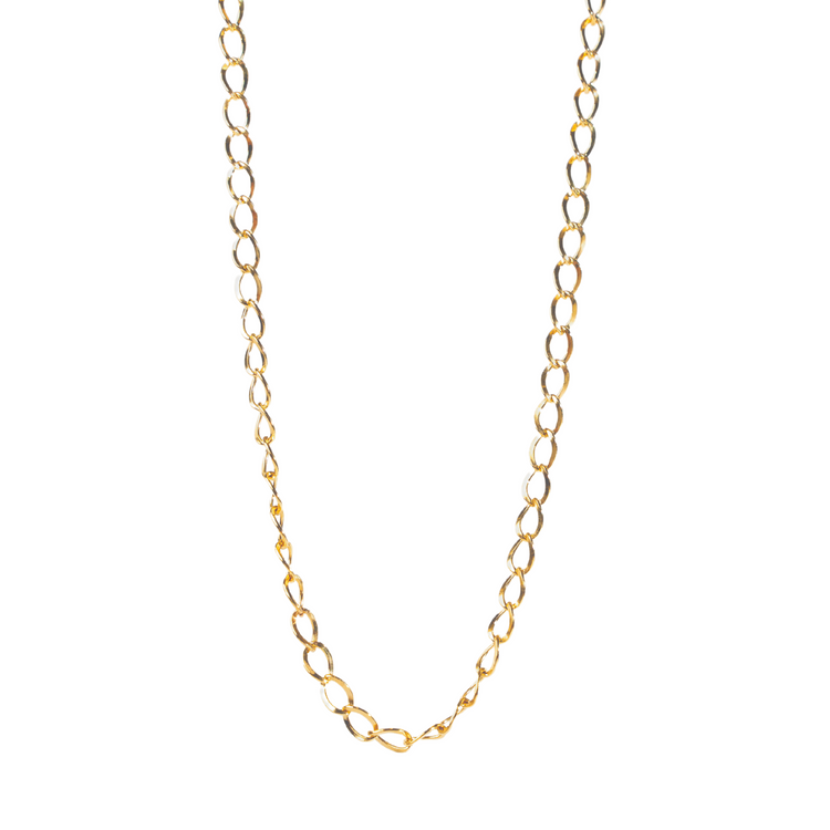 Chunky Gold Curb Link Chain | Waterproof Gold Necklace | Gold Filled