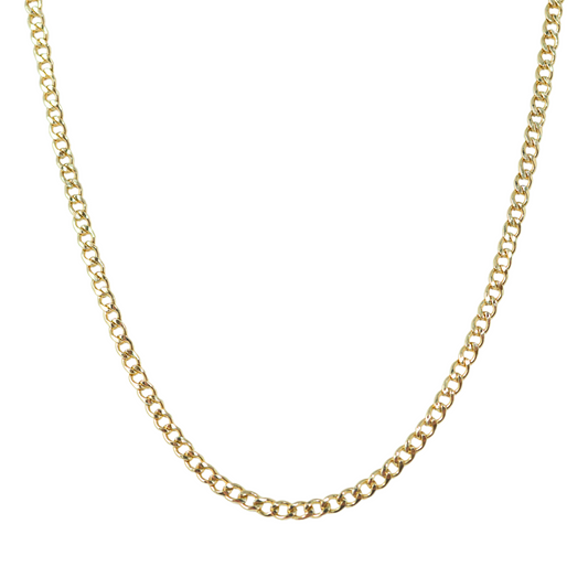 Curb Chain | Waterproof Chain | Waterproof Gold Jewelry | Gold Filled