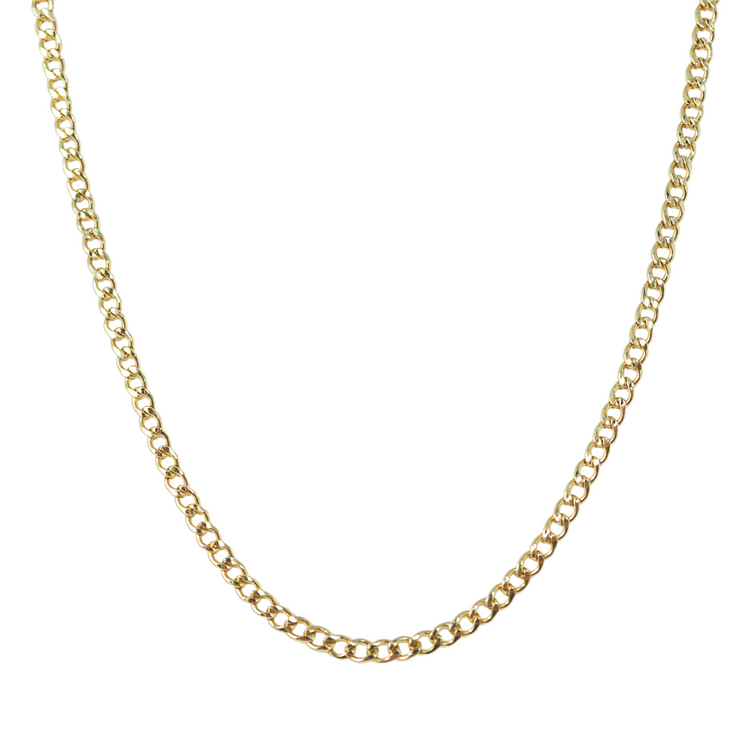 Curb Chain | Waterproof Chain | Waterproof Gold Jewelry | Gold Filled